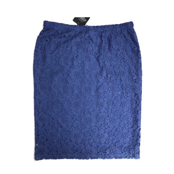 Bobeau Floral Lace Pencil Skirt Size XL - Picture 4 of 8